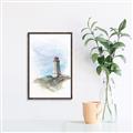 Picture of Lighthouse ll _GroupedProduct_Rectangle_Portrait_Canvas_Framed_