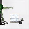 Picture of White  Lighthouse _GroupedProduct_Square_Canvas_Framed_