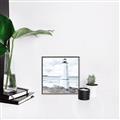 Picture of White  Lighthouse _GroupedProduct_Square_Canvas_Framed_