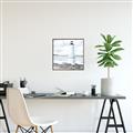 Picture of White  Lighthouse _GroupedProduct_Square_Canvas_Framed_