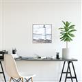 Picture of White  Lighthouse _GroupedProduct_Square_Canvas_Framed_