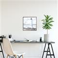 Picture of White  Lighthouse _GroupedProduct_Square_Canvas_Framed_