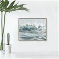 Picture of Wave in water _GroupedProduct_Rectangle_Landscape_Canvas_Framed_