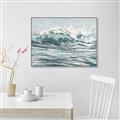 Picture of Wave in water _GroupedProduct_Rectangle_Landscape_Canvas_Framed_