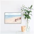 Picture of Boat in the Sand _GroupedProduct_Rectangle_Landscape_Canvas_Framed_