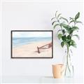Picture of Boat in the Sand _GroupedProduct_Rectangle_Landscape_Canvas_Framed_