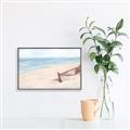 Picture of Boat in the Sand _GroupedProduct_Rectangle_Landscape_Canvas_Framed_