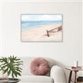 Picture of Boat in the Sand _GroupedProduct_Rectangle_Landscape_Canvas_Framed_