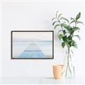Picture of Bridge with birds _GroupedProduct_Rectangle_Landscape_Canvas_Framed_
