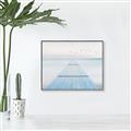 Picture of Bridge with birds _GroupedProduct_Rectangle_Landscape_Canvas_Framed_