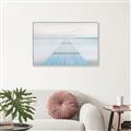 Picture of Bridge with birds _GroupedProduct_Rectangle_Landscape_Canvas_Framed_