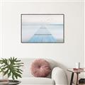 Picture of Bridge with birds _GroupedProduct_Rectangle_Landscape_Canvas_Framed_