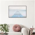 Picture of Bridge with birds _GroupedProduct_Rectangle_Landscape_Canvas_Framed_