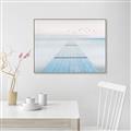 Picture of Bridge with birds _GroupedProduct_Rectangle_Landscape_Canvas_Framed_