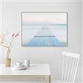 Picture of Bridge with birds _GroupedProduct_Rectangle_Landscape_Canvas_Framed_