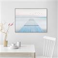 Picture of Bridge with birds _GroupedProduct_Rectangle_Landscape_Canvas_Framed_