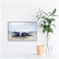 Picture of Beached Boats _GroupedProduct_Rectangle_Landscape_Canvas_Framed_