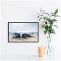 Picture of Beached Boats _GroupedProduct_Rectangle_Landscape_Canvas_Framed_