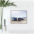 Picture of Beached Boats _GroupedProduct_Rectangle_Landscape_Canvas_Framed_
