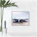 Picture of Beached Boats _GroupedProduct_Rectangle_Landscape_Canvas_Framed_