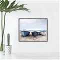 Picture of Beached Boats _GroupedProduct_Rectangle_Landscape_Canvas_Framed_