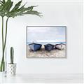 Picture of Beached Boats _GroupedProduct_Rectangle_Landscape_Canvas_Framed_
