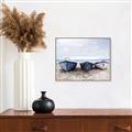 Picture of Beached Boats _GroupedProduct_Rectangle_Landscape_Canvas_Framed_