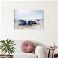 Picture of Beached Boats _GroupedProduct_Rectangle_Landscape_Canvas_Framed_