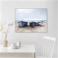 Picture of Beached Boats _GroupedProduct_Rectangle_Landscape_Canvas_Framed_
