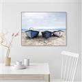 Picture of Beached Boats _GroupedProduct_Rectangle_Landscape_Canvas_Framed_