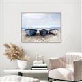 Picture of Beached Boats _GroupedProduct_Rectangle_Landscape_Canvas_Framed_