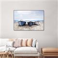 Picture of Beached Boats _GroupedProduct_Rectangle_Landscape_Canvas_Framed_