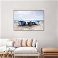 Picture of Beached Boats _GroupedProduct_Rectangle_Landscape_Canvas_Framed_