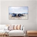 Picture of Beached Boats _GroupedProduct_Rectangle_Landscape_Canvas_Framed_