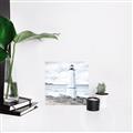Picture of White  Lighthouse _GroupedProduct_Square_Unframed_Print_Only_
