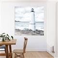 Picture of White  Lighthouse _GroupedProduct_Square_Unframed_Print_Only_