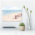 Picture of Boat in the Sand _GroupedProduct_Rectangle_Landscape_Unframed_Print_Only_