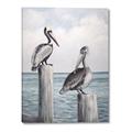 Picture of Observing Pelicans _GroupedProduct_Rectangle_Portrait_Canvas_