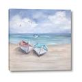 Picture of White Fishing Boats _GroupedProduct_Square_Canvas_