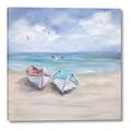 Picture of White Fishing Boats _GroupedProduct_Square_Canvas_