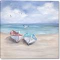 Picture of White Fishing Boats _GroupedProduct_Square_Canvas_