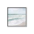 Picture of Sea wave close up _GroupedProduct_Square_Canvas_Framed_