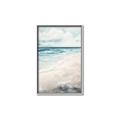 Picture of Sandy Teal Beach _GroupedProduct_Rectangle_Portrait_Canvas_Framed_