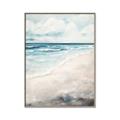Picture of Sandy Teal Beach _GroupedProduct_Rectangle_Portrait_Canvas_Framed_