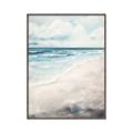 Picture of Sandy Teal Beach _GroupedProduct_Rectangle_Portrait_Canvas_Framed_