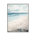 Picture of Sandy Teal Beach _GroupedProduct_Rectangle_Portrait_Canvas_Framed_