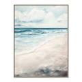 Picture of Sandy Teal Beach _GroupedProduct_Rectangle_Portrait_Canvas_Framed_