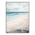 Picture of Sandy Teal Beach _GroupedProduct_Rectangle_Portrait_Canvas_Framed_