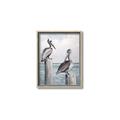 Picture of Observing Pelicans _GroupedProduct_Rectangle_Portrait_Canvas_Framed_