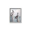 Picture of Observing Pelicans _GroupedProduct_Rectangle_Portrait_Canvas_Framed_